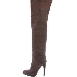 GIUSEPPE ZANOTTI Embossed Over-The-Knee Boots